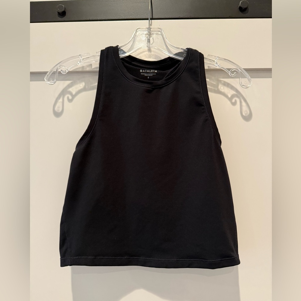 Athleta crop racerback tank, size small